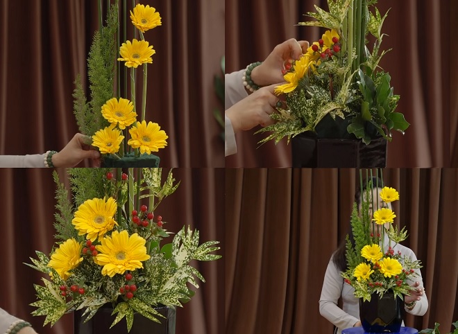 Ngày Tết đến gần, hãy thử sắp đặt bố cục bình hoa đặc biệt để tăng thêm không khí lễ hội. Theo các chuyên gia, sắp xếp đúng cách và chọn một vài loại hoa phù hợp với từng phòng là bí quyết để bố cục trở nên duyên dáng và cuốn hút.