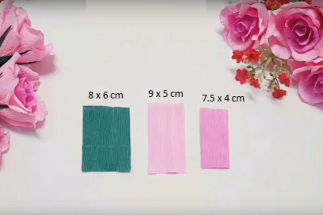 Cách làm bông hồng bằng giấy cắt giấy làm cánh