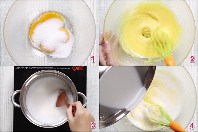 đánh trứng làm kem