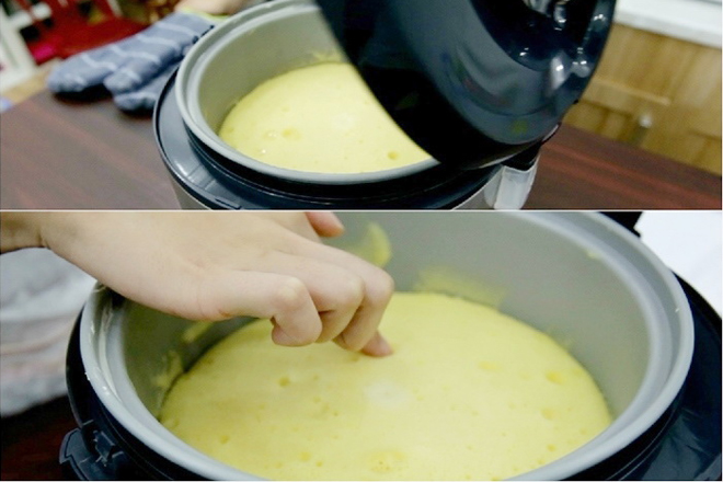 cách làm bánh gato bằng nồi cơm điện