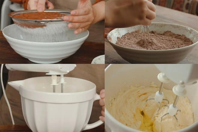 Cách làm bánh bông lan Red Velvet Cake Powder
