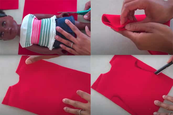 MAKE A PLEATED SKIRT FOR DOLL  YouTube