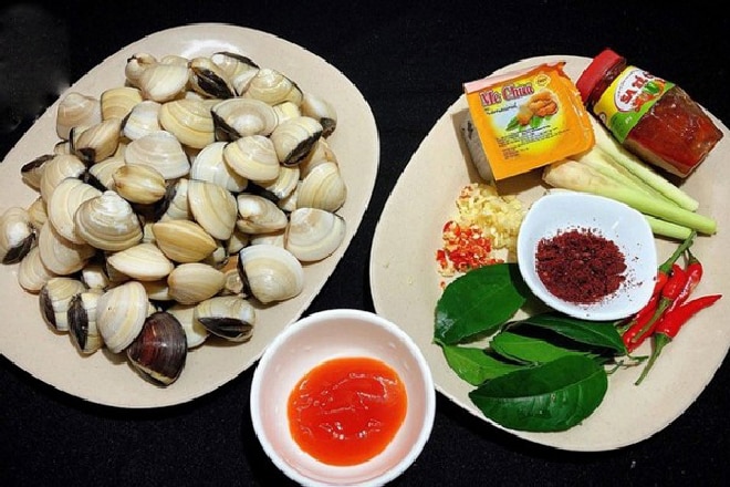 Cách làm nghêu hấp Thái bằng gói lẩu Thái chua cay ngon tại nhà