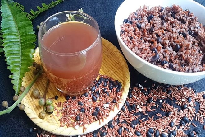 How to make brown rice tea for weight loss with black beans
