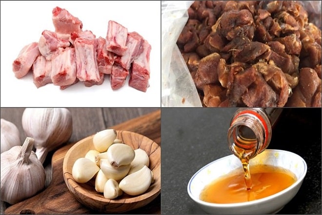 Nguyên liệu sườn rim me