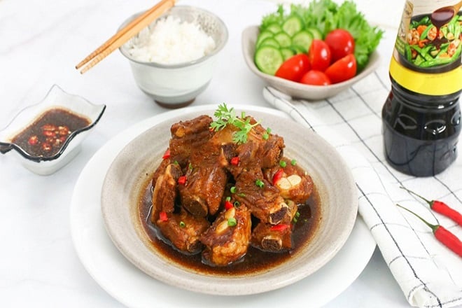 Sườn non rim mặn ngọt