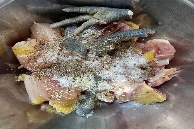 ướp thịt gà