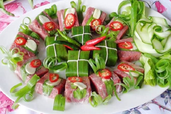 Nem chua thịt bò
