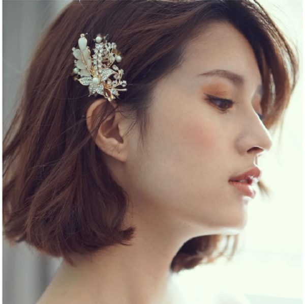 Cô dâu tóc ngắn Hàn Quốc – các xu hướng “hot” nhất thời trang cưới hỏi