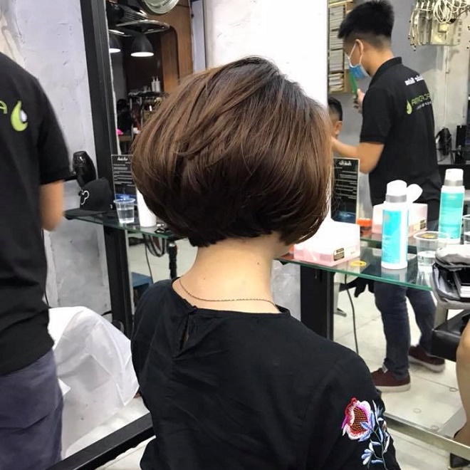 Tóc bob chất lừ tại Amida Hair