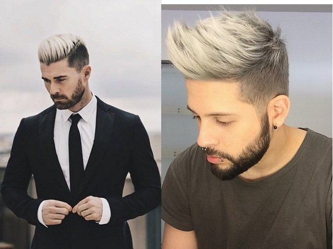7 kiểu tóc nhuộm màu bạch kim cho nam chất lừ đáng thử nhất năm 2021