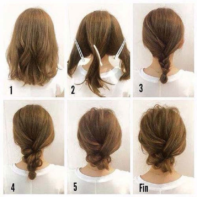 Rất Hay: 15 Cách buộc tóc ngắn ngang vai đi dự tiệc bạn gái nên biết
