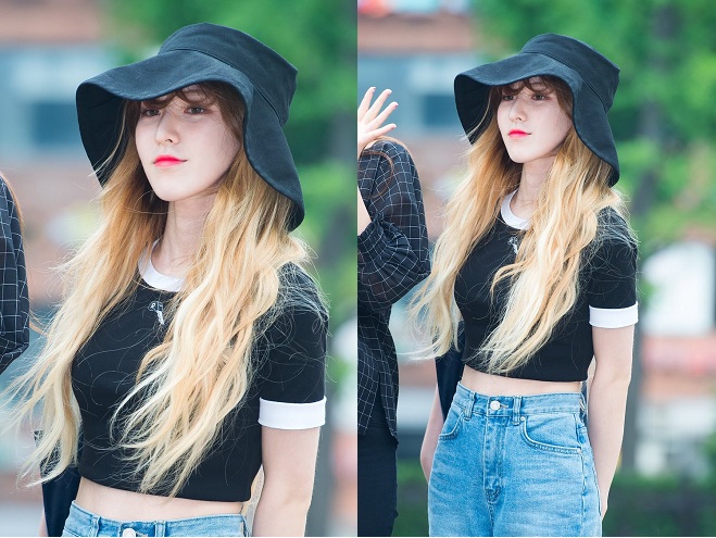Wendy tóc dài nhuộm ombre