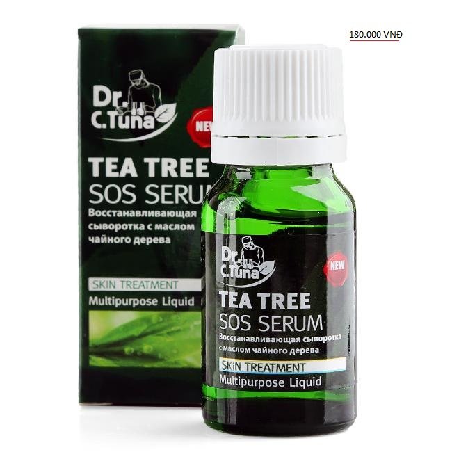 Serum sos trị mụn tea tree review giá thành