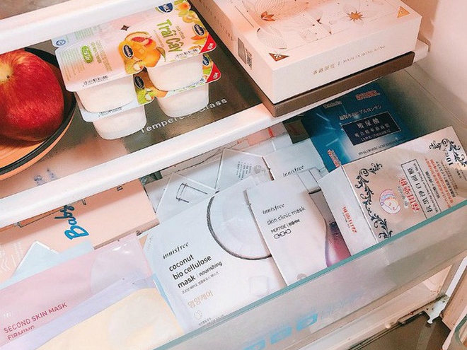 Cách bảo quản mặt nạ giấy trong tủ lạnh