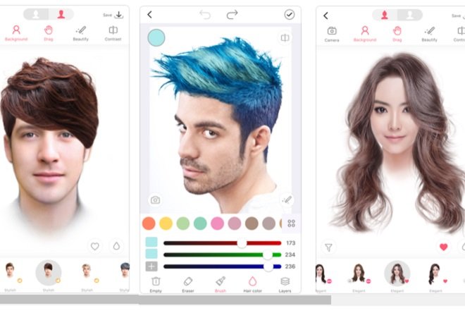 TOP app cho phép bạn thử kiểu tóc trước khi cắt  Downloadvn