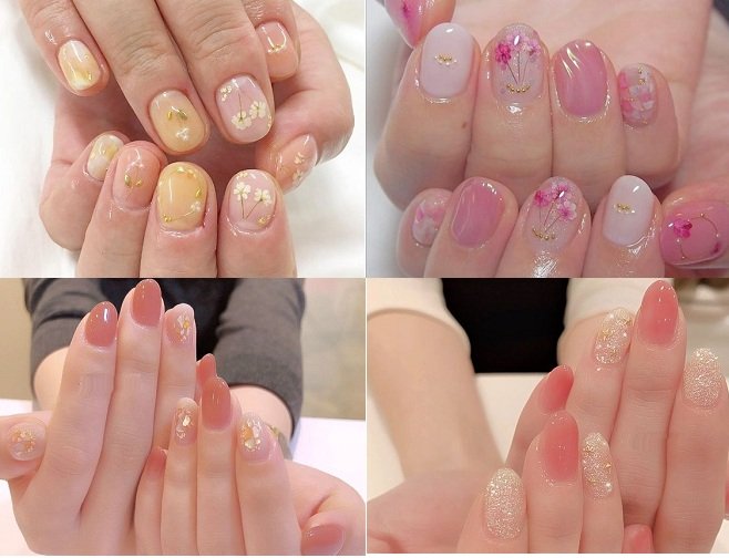 4 mẫu nail phong cách Hàn Quốc