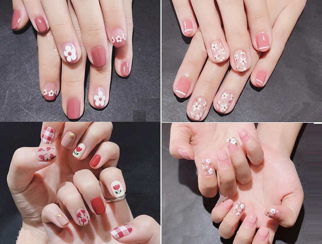 7Mẫu nail đơn giản dễ thương với nhiều hình vẽ thú vị làm bạn gái say mê   Nail swag Móng tay phong cách Móng tay tự làm