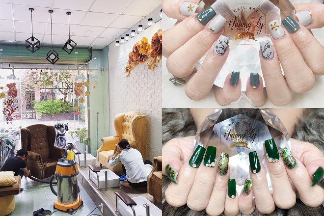 mẫu nail được làm tại Phương Ly tiệm nail đẹp ở Gò Vấp
