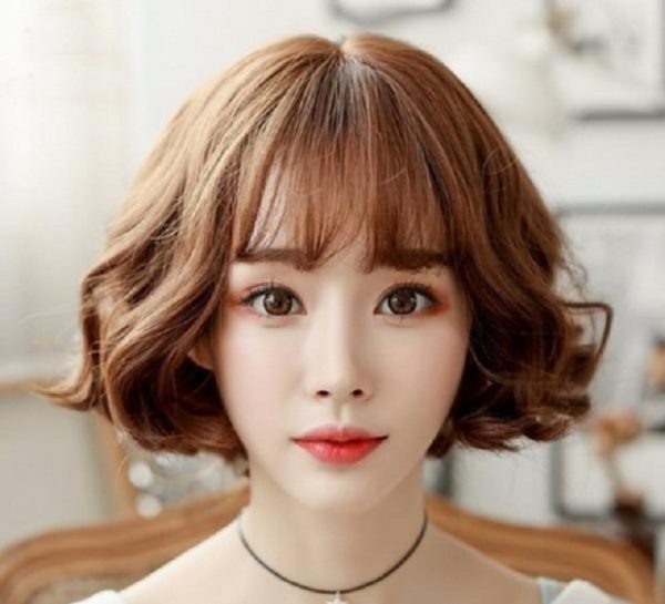 40 màu tóc đẹp cho tóc ngắn nữ xoăn ngang vai nữ tính hot trend 2021