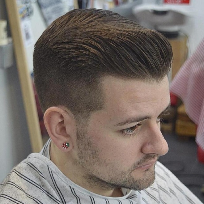 tóc nam đẹp Short Pompadour