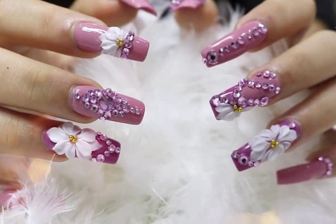 Mẫu nail đá xịn