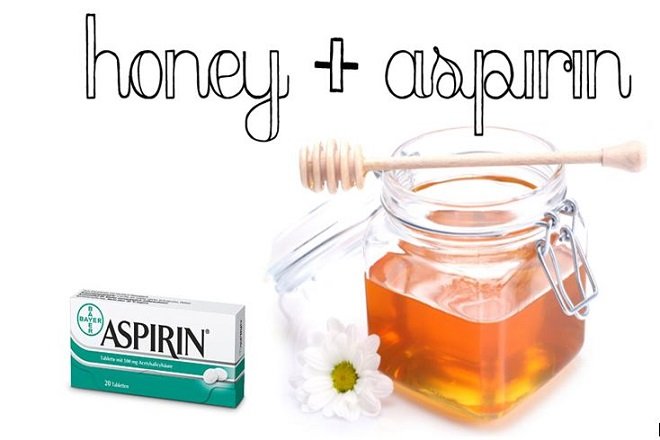 mặt nạ trị mụn bọc từ mật ong và thuốc aspirin