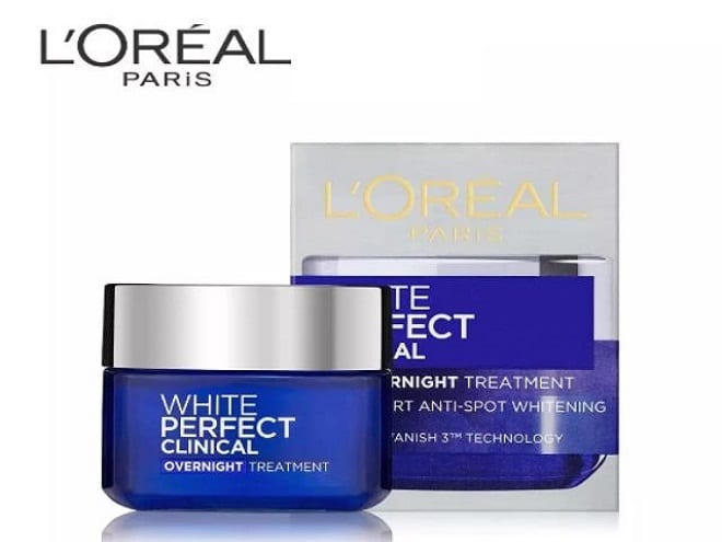 kem trị nám ban đêm L Oreal White Perfect Clinical Overnight e