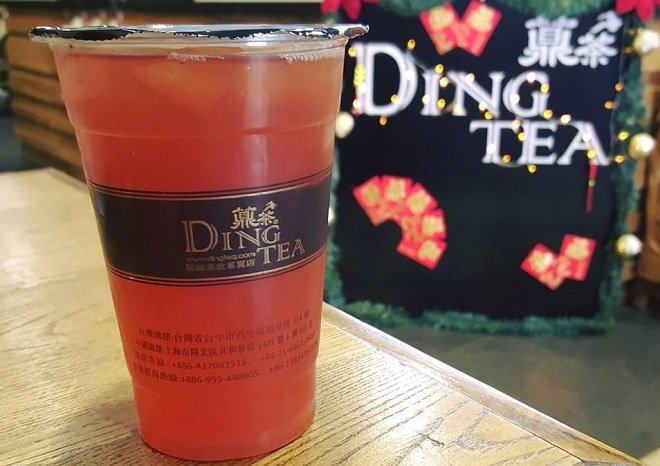 trà đen vải ding tea