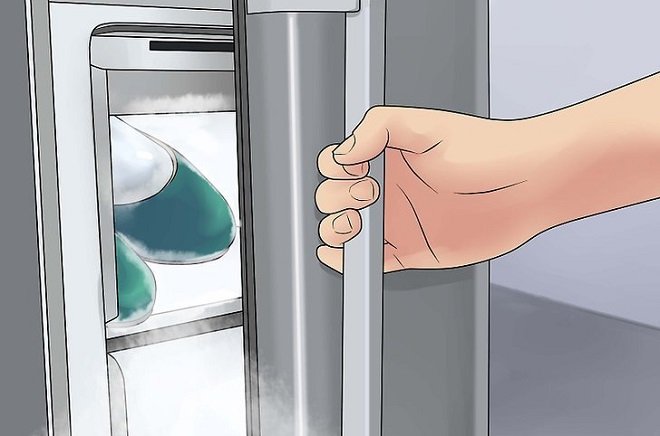 Đặt giày của bạn vào tủ đông