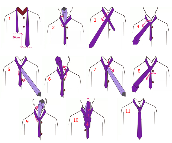 Cách thắt cà vạt đẹp