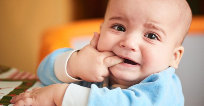 Baby teething will cause gums to swell and be very painful