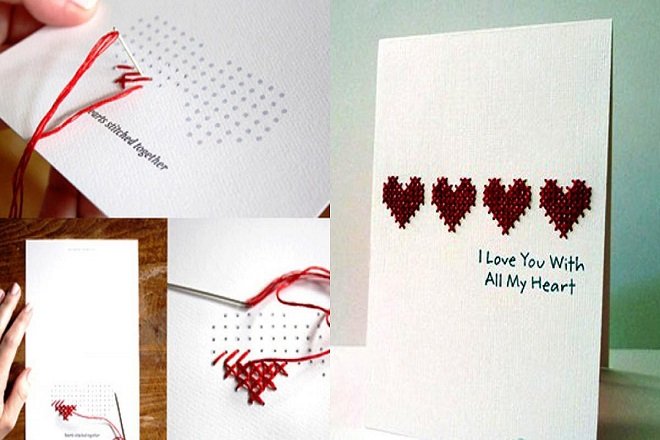 7 cách làm thiệp Valentine handmade ngọt ngào cho tình yêu nồng cháy
