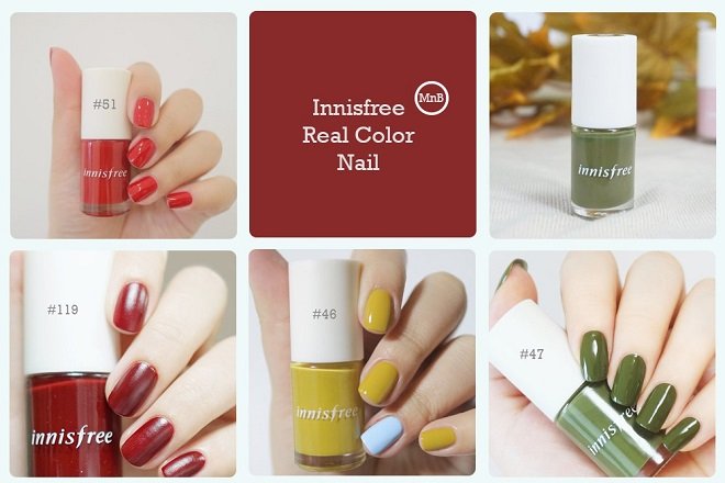 sơn móng tay Innisfree Real Color Nail
