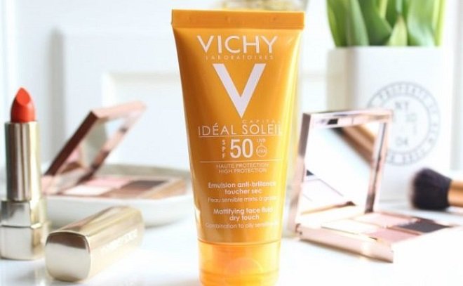 Vichy Ideal Soleil Multifying Face Fluid Touch Dry Touch