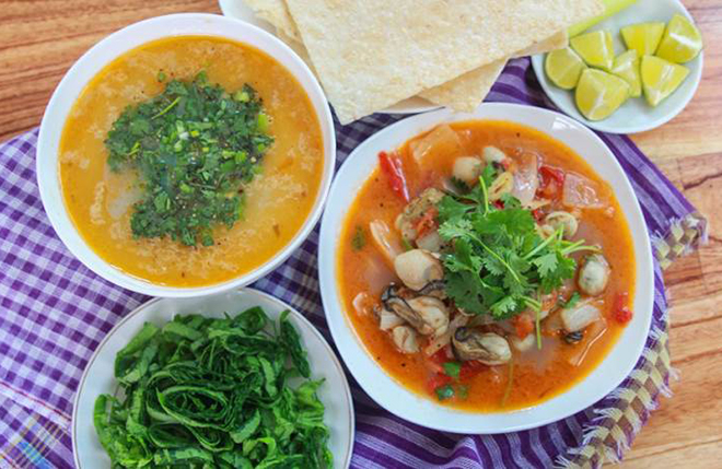 Những món ăn chế biến từ lươn đồng và hàu là những món đặc sản Quảng Bình vô cùng nổi tiếng