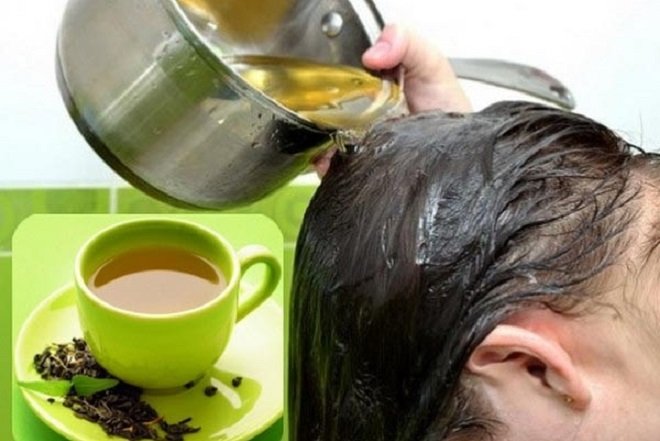 Trị rụng tóc bằng trà xanh
