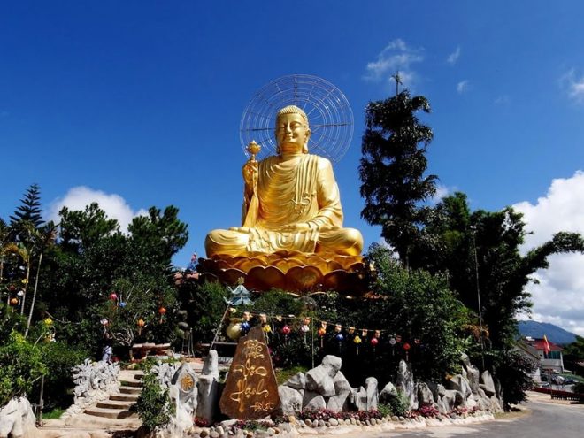 Công trình tượng Phật nổi tiếng ở Thiền viện Vạn Hạnh Đà Lạt