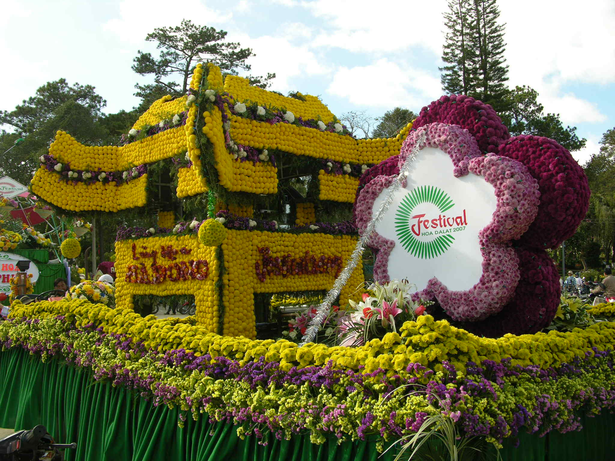 Không gian hoa Festival hoa Đà Lạt 2007