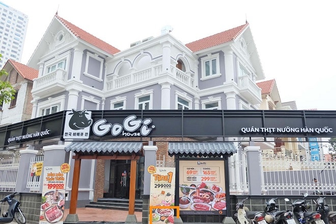 nhà hàng GoGi House