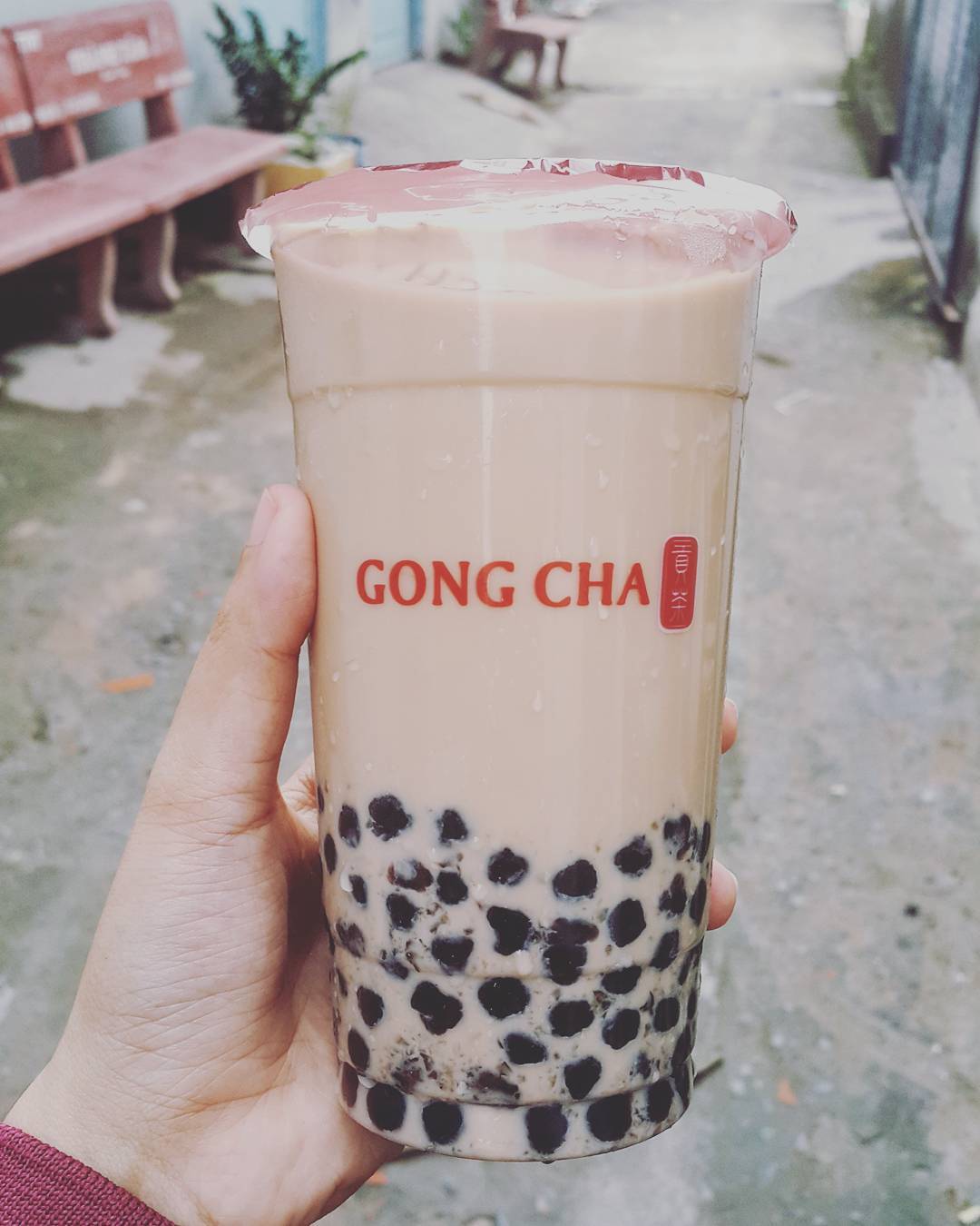 Trà sữa trân châu đường đen Gong Cha