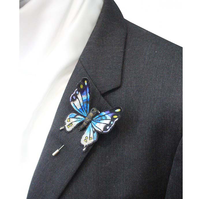Cài áo bướm cho nam được thêu rất chi tiết tôn lệ vẻ sang trọng