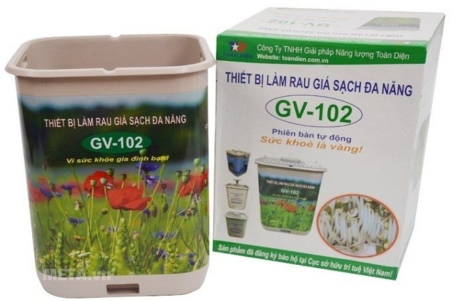 máy làm giá đỗ gv 102 khắc phục nhiều nhược điểm của các loại máy khác