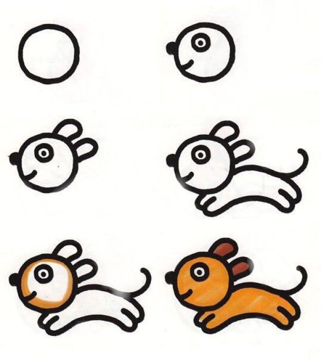60 cách vẽ hình con vật đơn giản và dễ thương cho bé học vẽ