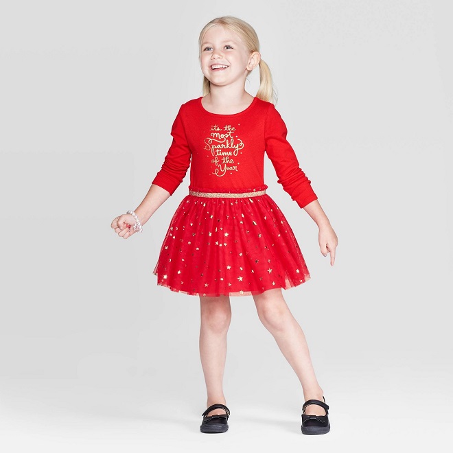 Đầm Noel cho bé gái - Những mẫu đầm hot nhất 2019