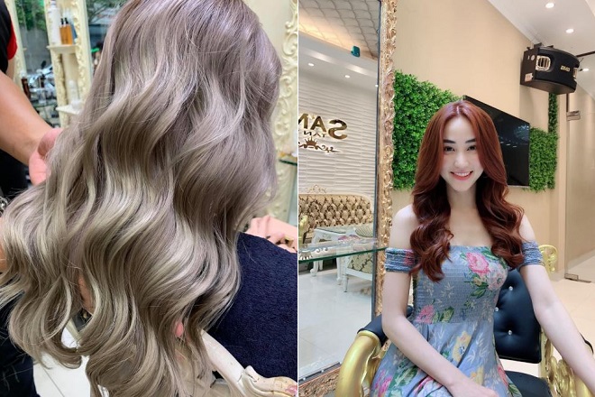 Địa chỉ nhuộm tóc nữ đẹp Sang Tân Vĩnh Hair Salon