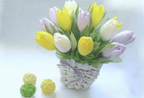 3 cách làm hoa tulip xinh xắn bằng những nguyên liệu rất quen thuộc