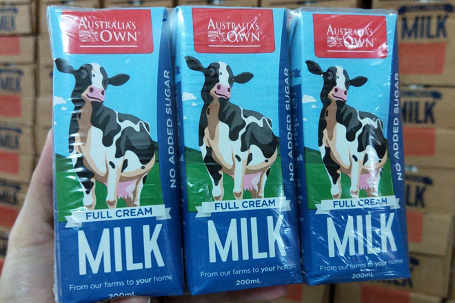 Sữa tươi nguyên kem Australia