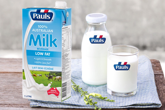 Sữa tươi tiệt trùng ít béo Pauls