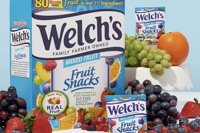 Kẹo dẻo Welch's Mixed Fruit 90 gói